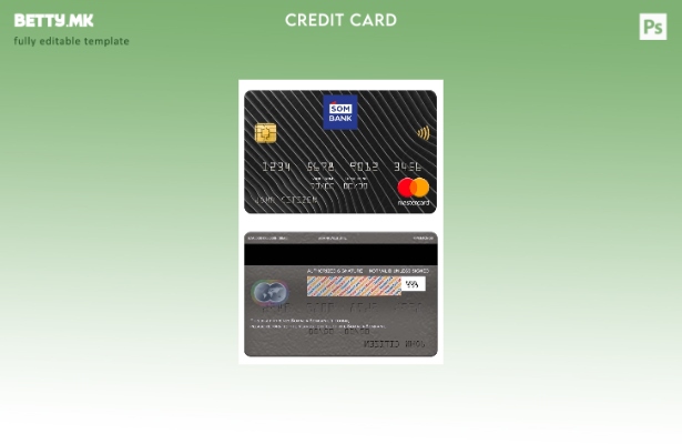 Модерен стил на шаблон за мастеркарти на Somalia Sombank